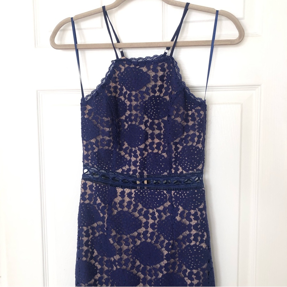 Honey Punch Lace Midi Dress - Picture 2 of 11